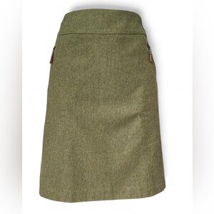 Talbots Sage Green Wool Skirt